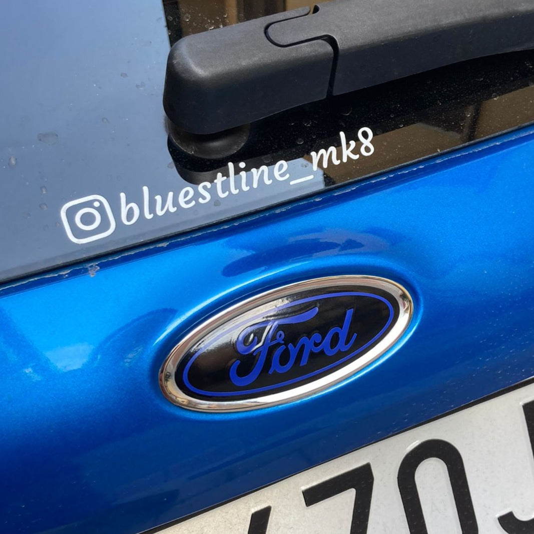SOVRAPPOSIZIONI EMBLEMI FORD FIESTA MK7 PRE-FACELIFT