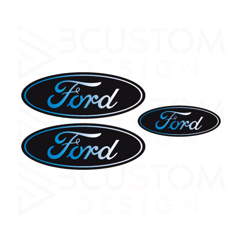 FORD GEL-EMBLEM-OVERLAYS FIESTA MK8-FOCUS MK4- PUMA MK2