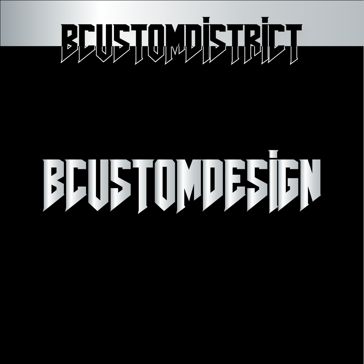 BcustomDesign District Sticker