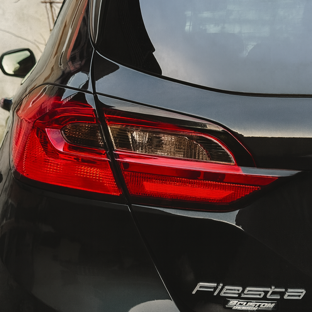 Oscuramento PPF fari pretagliati Fiesta MK8