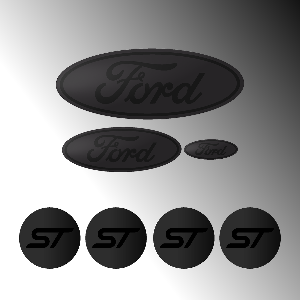 FIESTA MK8.5 - FOCUS MK4.5 COMBO GEL BADGE'S