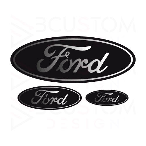 FORD GEL EMBLEM OVERLAYS FIESTA MK8.5 - FOCUS MK4.5