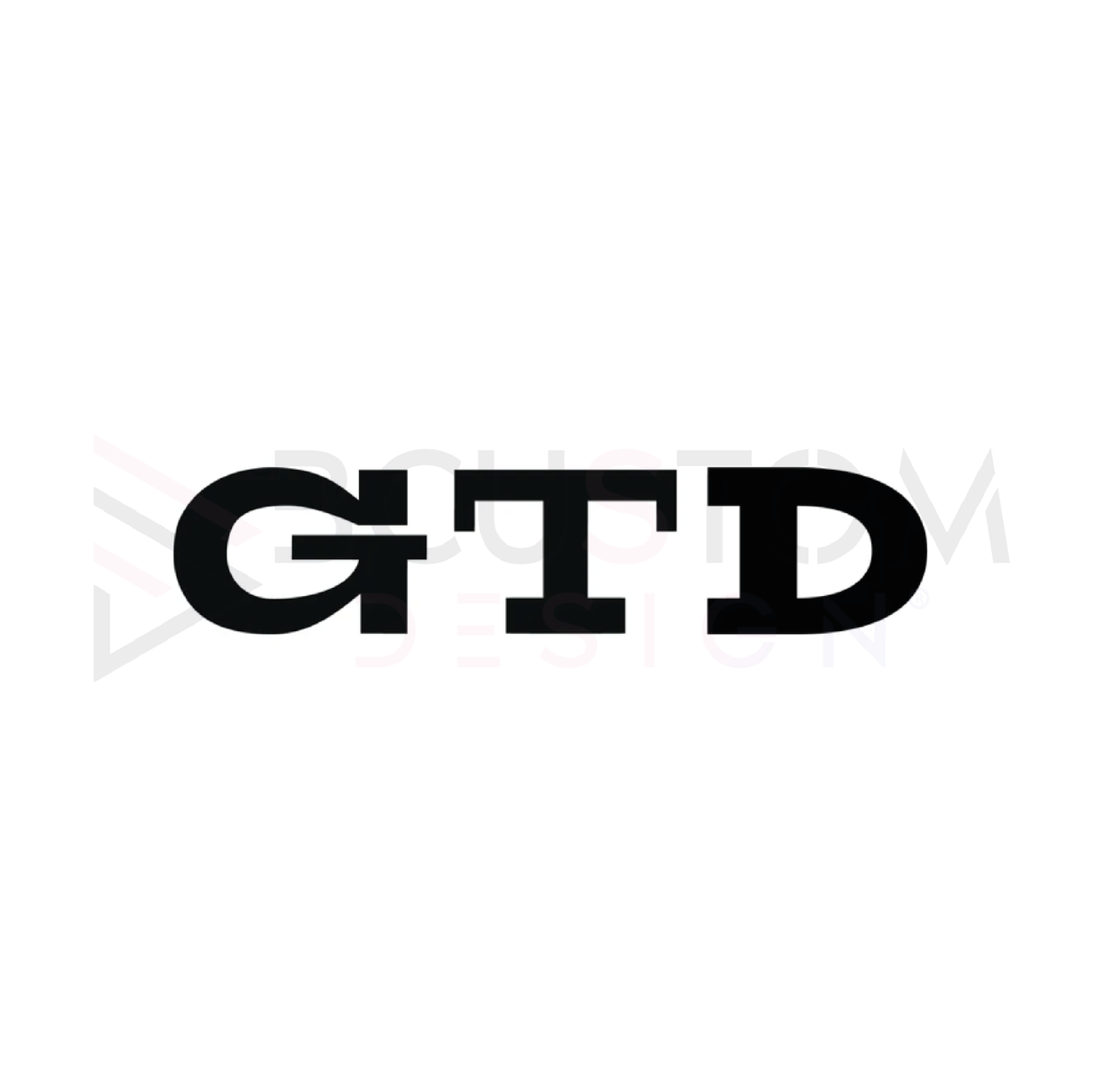 Golf GTD Sticker