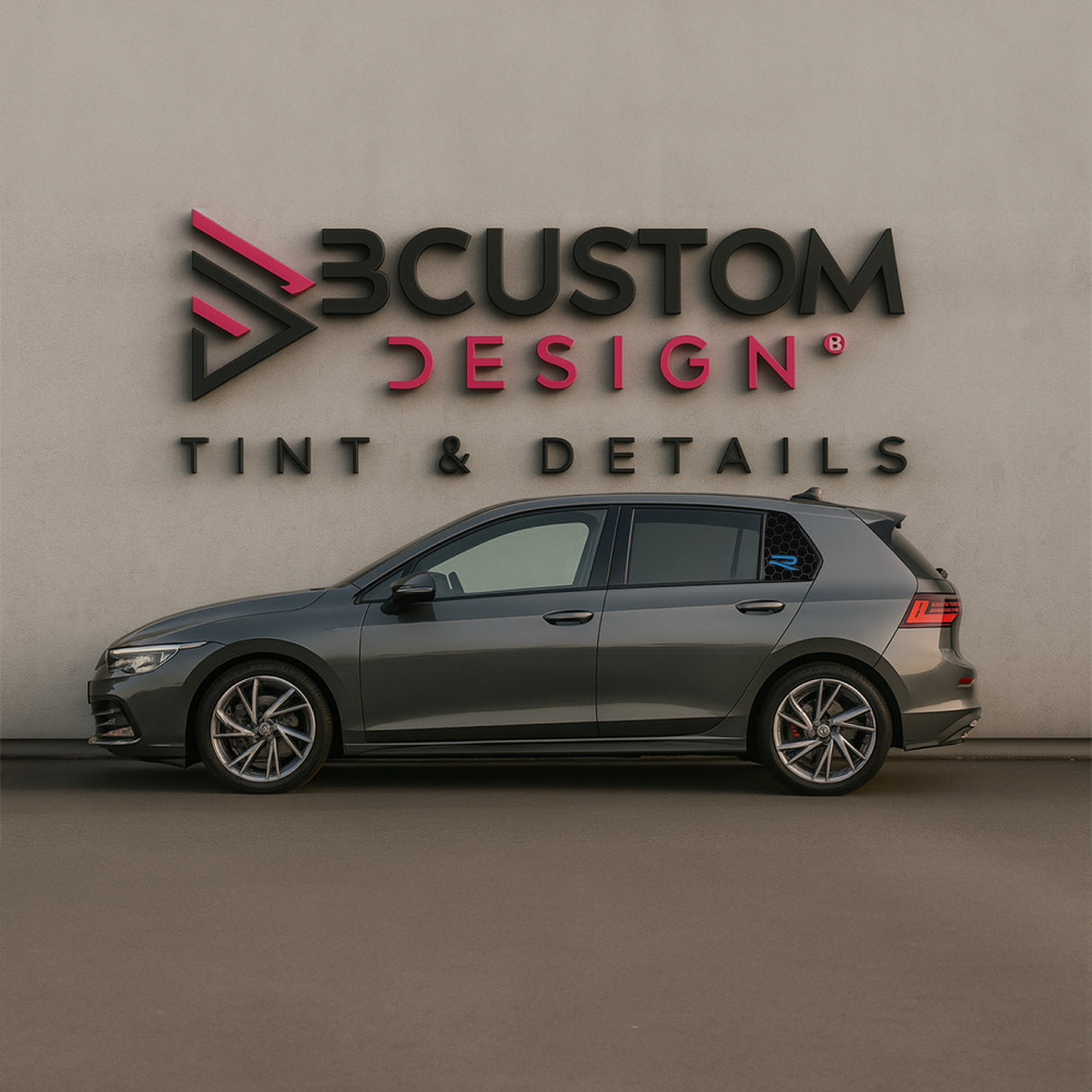 Decalcomania vetro laterale VW Golf MK8