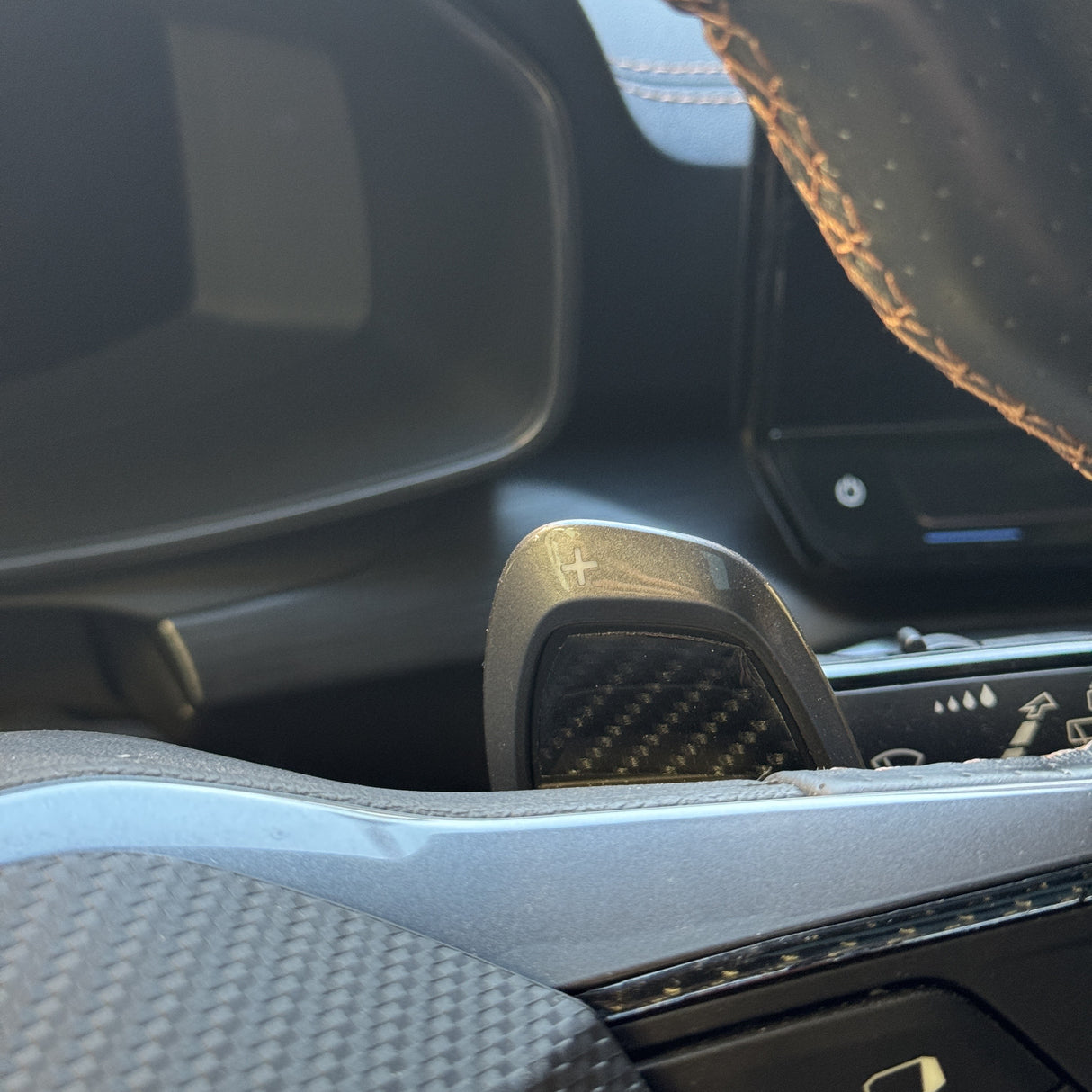 Carbon Fiber Paddle Shifter Stickers per tutti i modelli Cupra