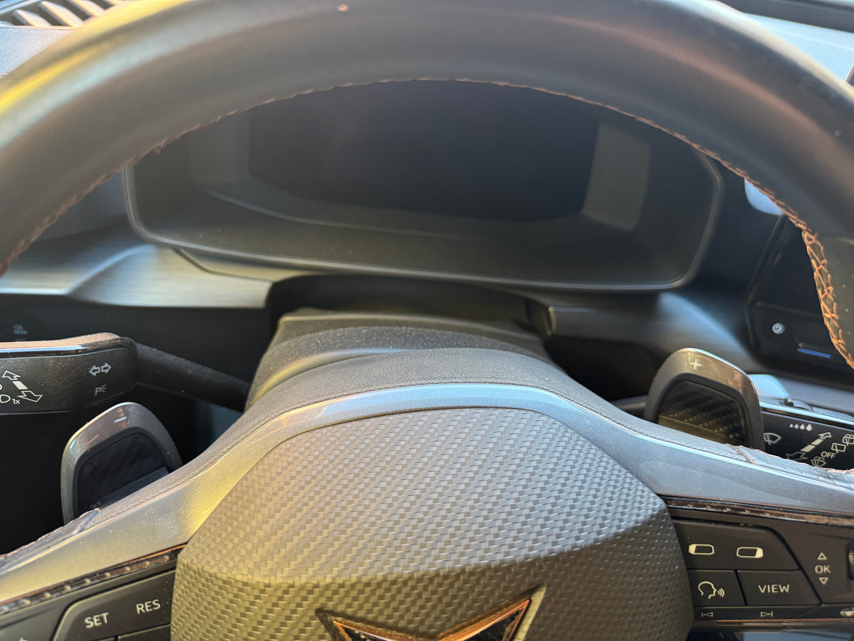 Carbon Fiber Paddle Shifter Stickers per tutti i modelli Cupra