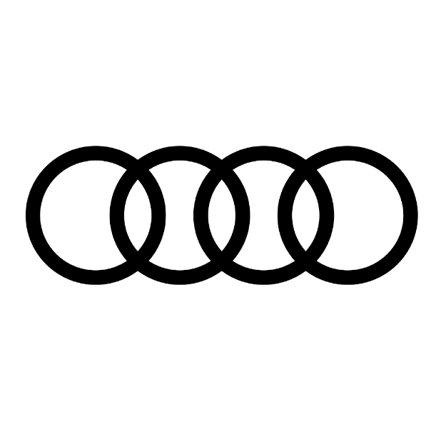 Adesivo decalcomania logo Audi SINGOLO