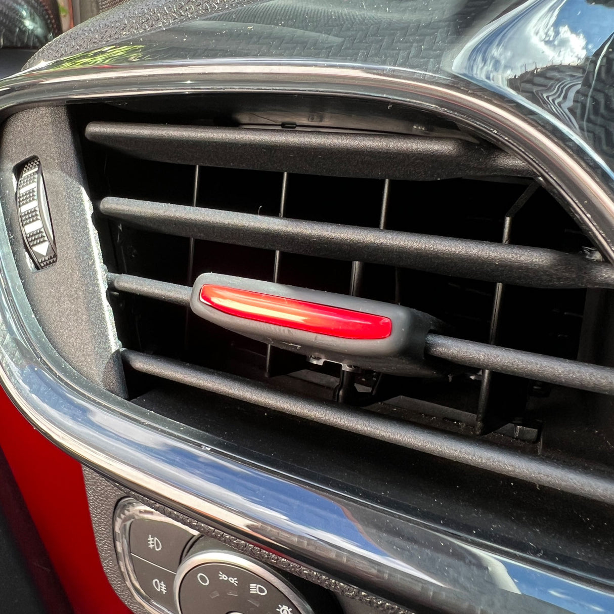 Chrom-Lüftungsabdeckungsset