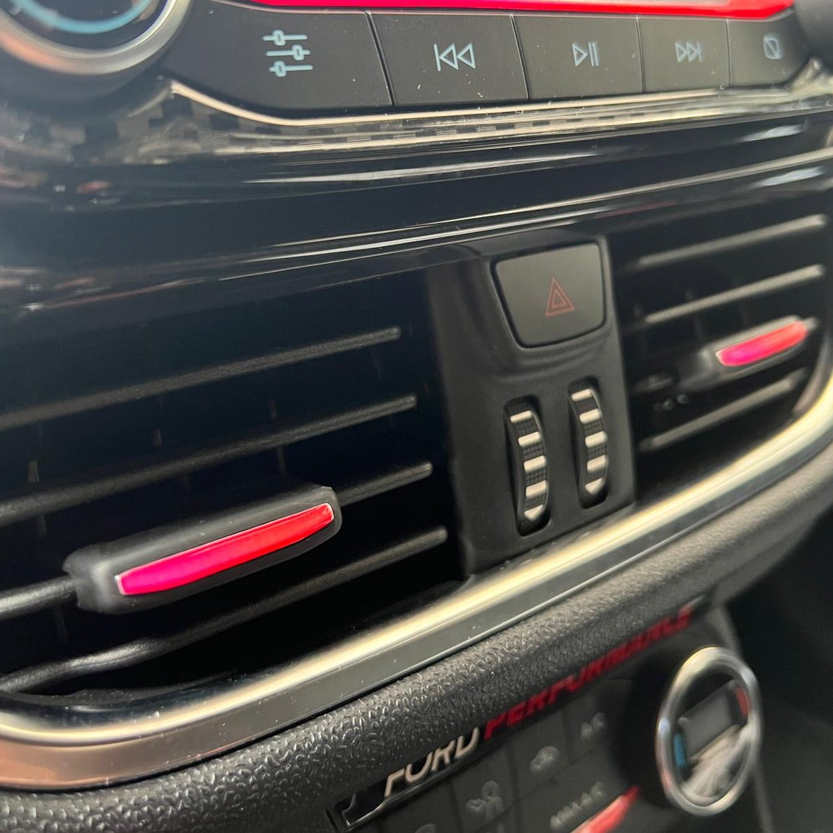 Chrom-Lüftungsabdeckungsset