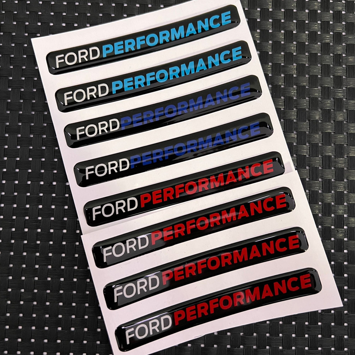 Universal Ford Performance gel badge