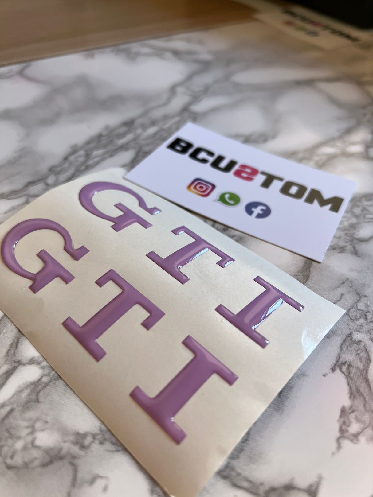 GTI Gel Badge Overlay