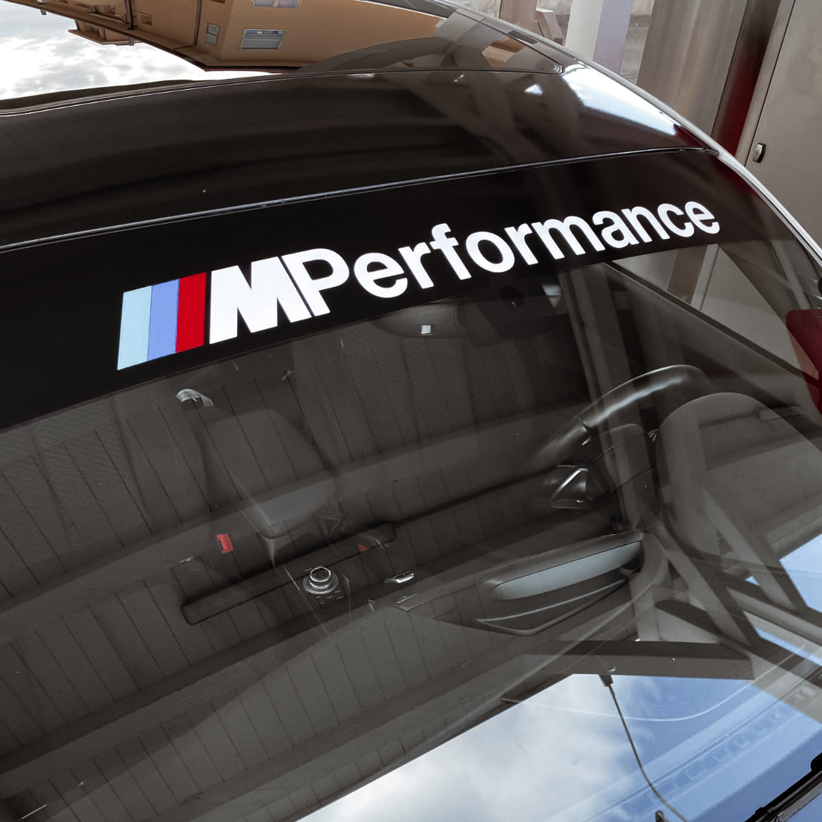 BMW M Performance sunstrip