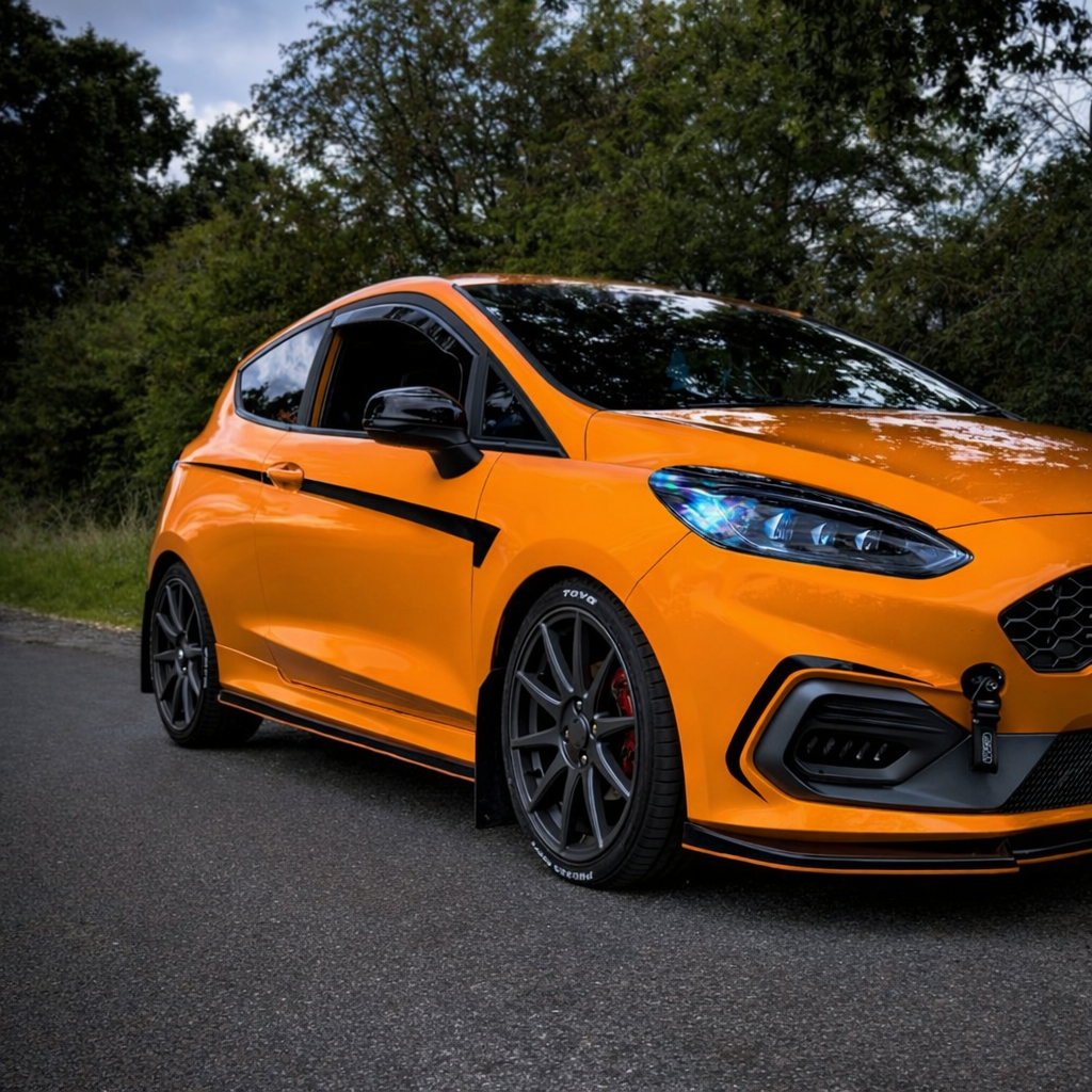 Set Decalcomanie laterali superiori compatibili con MK8 Fiesta