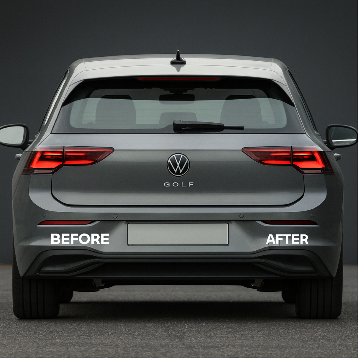 Oscuramento fari retronebbia VW GOLF MK8