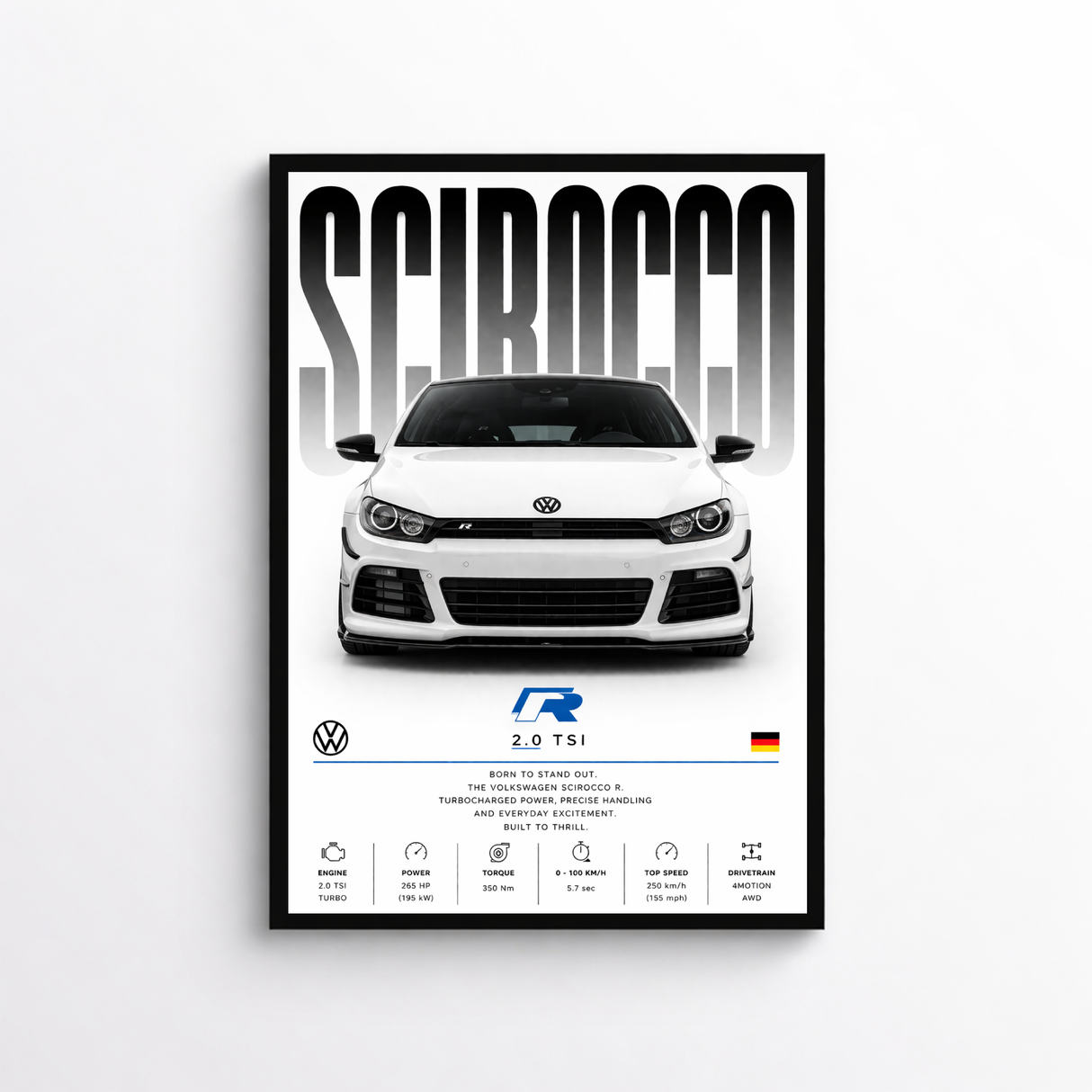 Scirocco R Poster