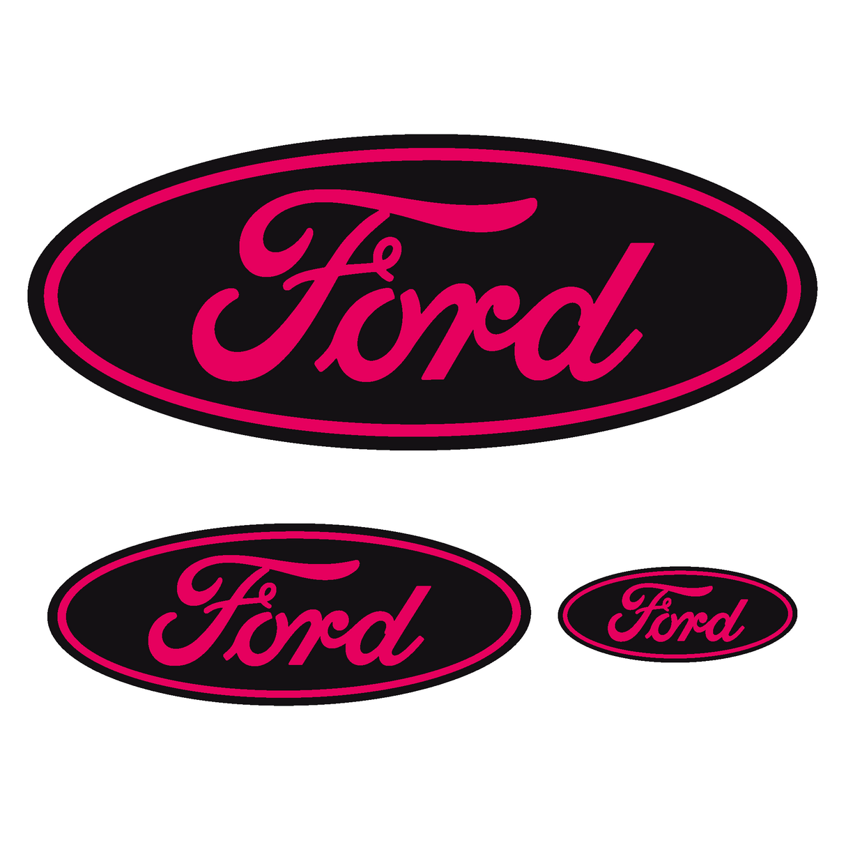 FORD GEL EMBLEM OVERLAYS FIESTA MK8.5 - FOCUS MK4.5