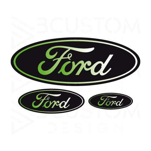 FORD GEL EMBLEM OVERLAYS FIESTA MK8.5 - FOCUS MK4.5