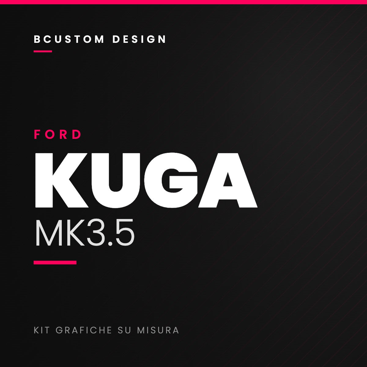 Kit grafiche Bcustom Ford Kuga MK3.5