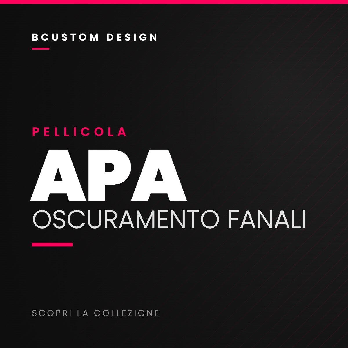 Bcustom Pellicola oscuramento fanali APA