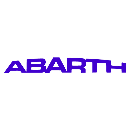 Fascia Parasole Abarth con Scritta – Sunstrip TEXT