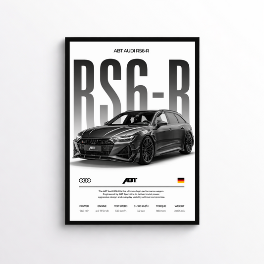ABT Audi RS6-R Poster – Auto Wandbild