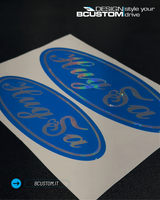 ''Oval'' Gel Badge's Overlays - Fiesta MK8 Focus MK4 Puma MK2