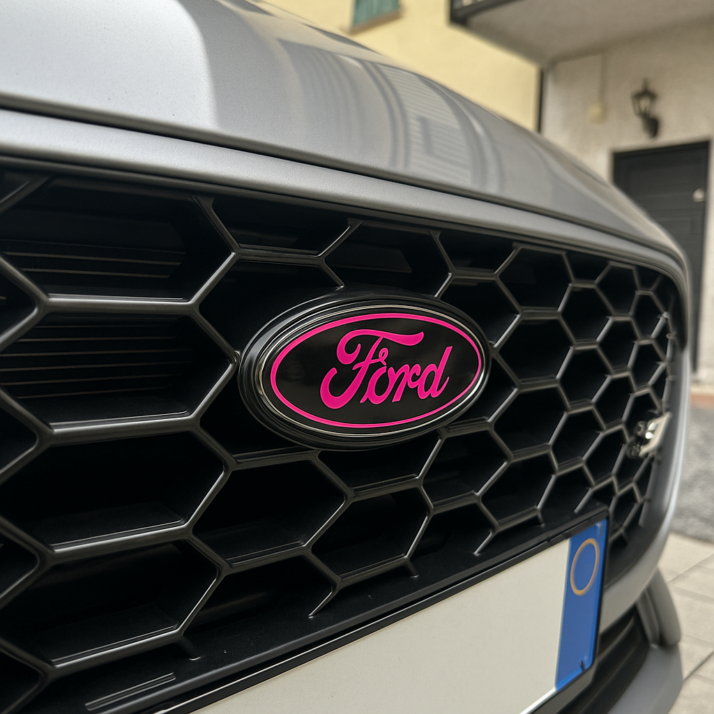 SOVRAPPOSIZIONI EMBLEMI FORD IN GEL FIESTA MK8.5 - FOCUS MK4.5