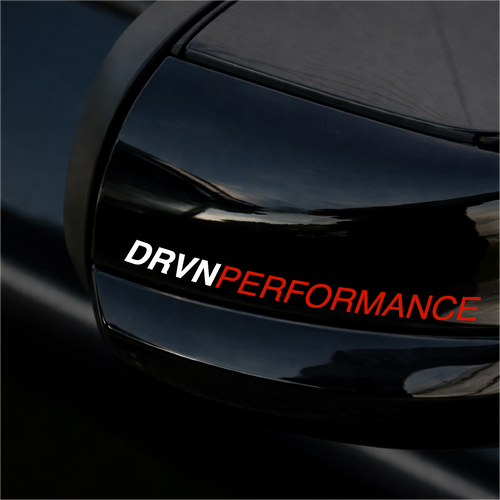 DRVN Performance Mirror Stickers, Set of 2