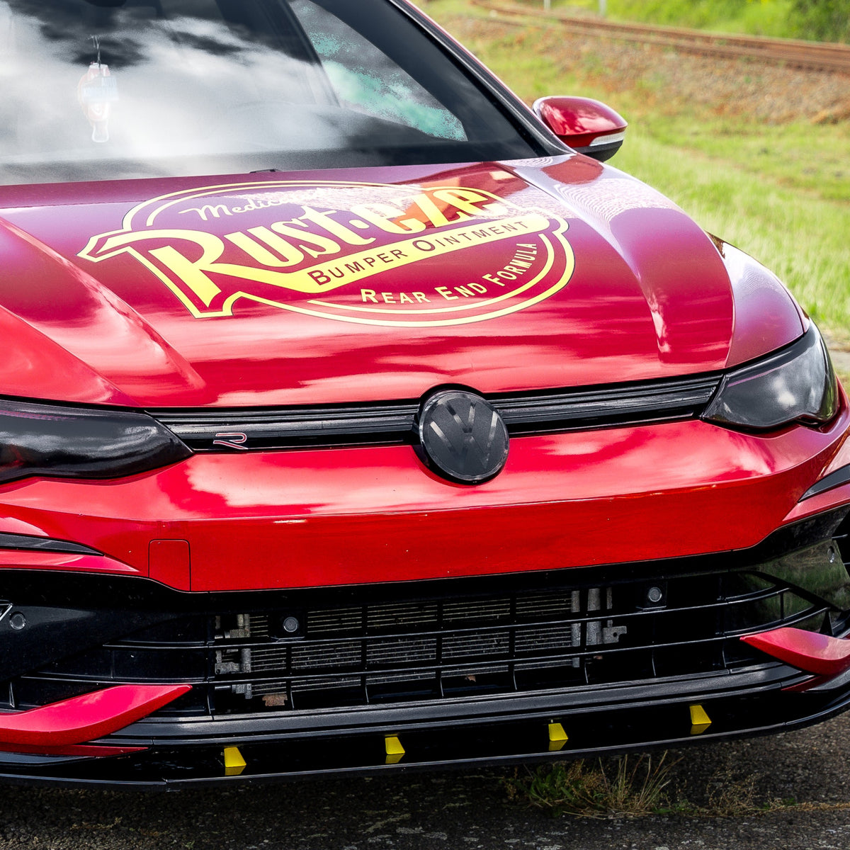 VW Logo Folie vorne für Golf 8