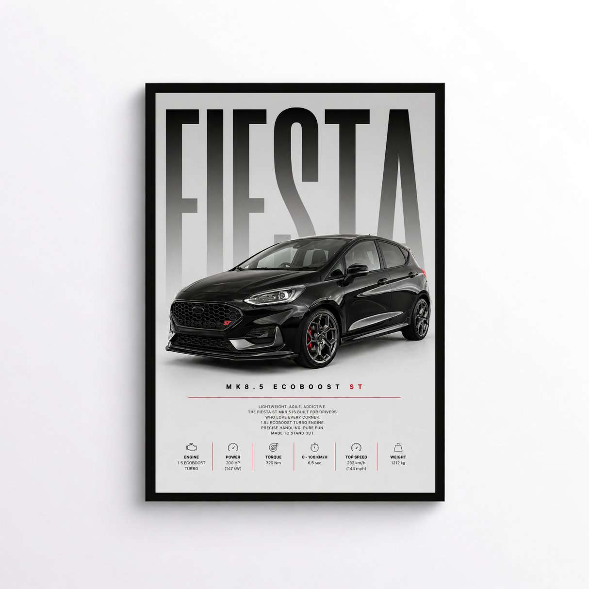 Fiesta MK8.5 ST Poster
