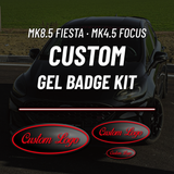 ''Oval'' Gel Badge's Overlays - Fiesta MK8.5 Focus MK4.5