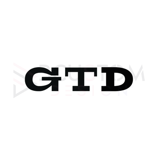 Golf GTD Aufkleber – 3 Größen