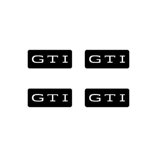 VW GTI Gel Badges – 4er Set