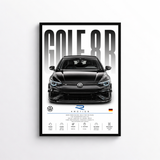 Golf 8 R Poster
