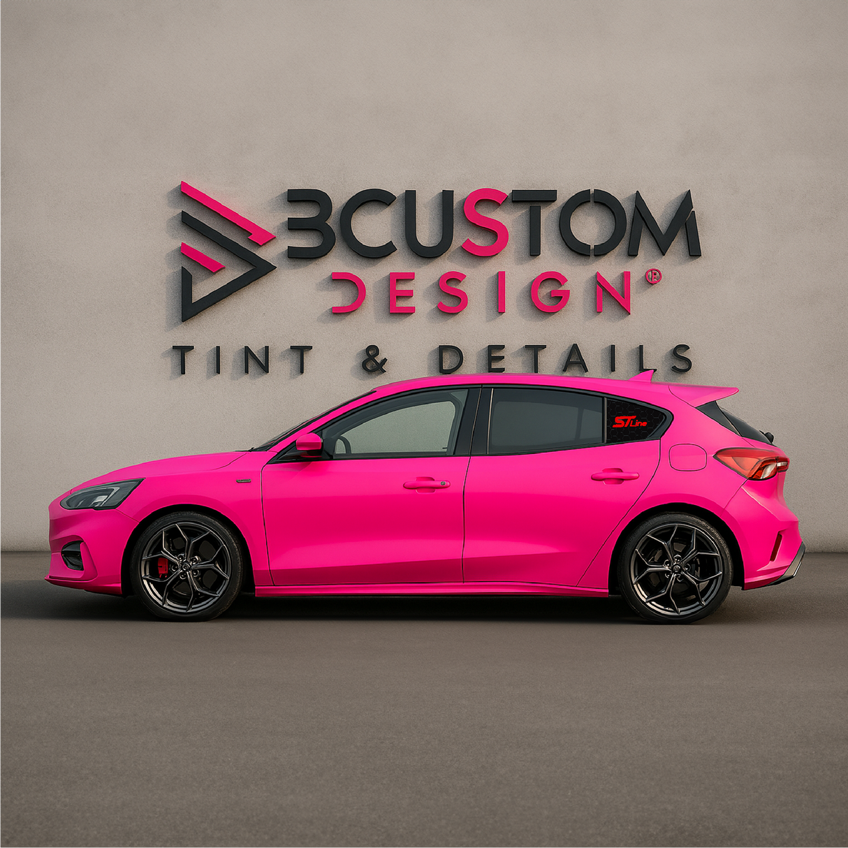 Fiesta MK8/.5 side window decal