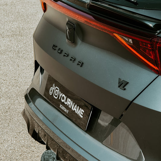 Copritarga Personalizzato in Plexiglass – Targa da Raduno