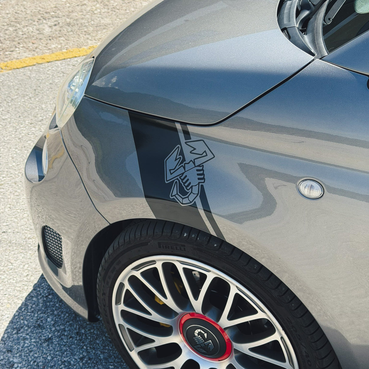Decalcomania laterale scorpione 500 ABARTH
