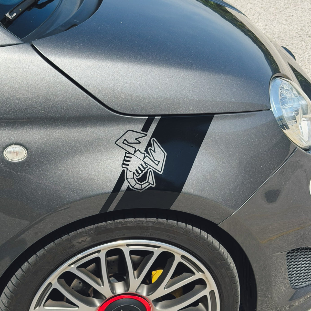 Decalcomania laterale scorpione 500 ABARTH