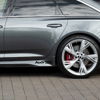 Audi vinylsticker – enkel, 3 formaten