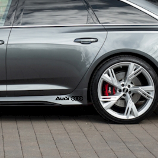 Audi Aufkleber aus Vinyl – Einzeln, 3 Größen