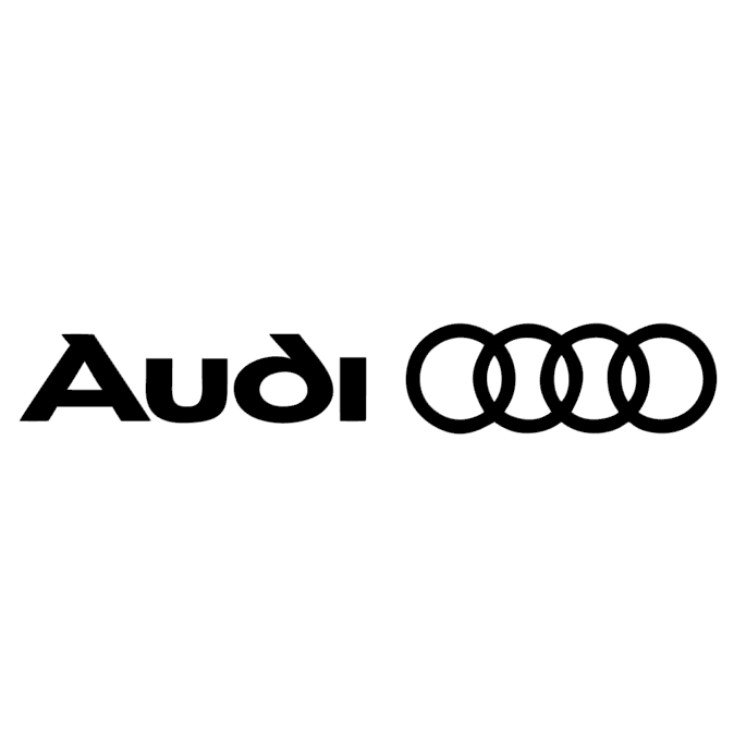 Audi Vinylsticker – Enkelvoudig, 3 maten