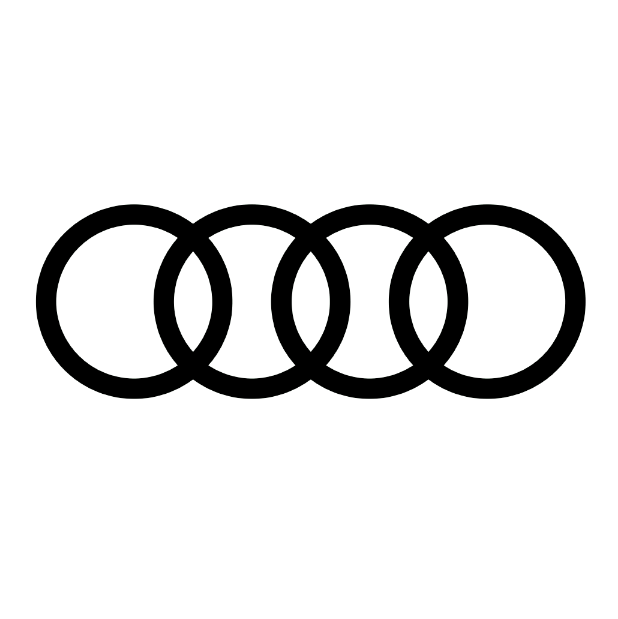 EINZELNER Audi-Logo-Aufkleber