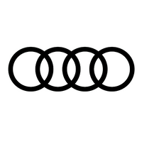 Adesivo decalcomania logo Audi SINGOLO