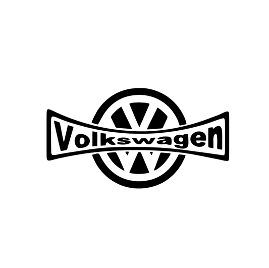 Volkswagen Aufkleber mit Logo