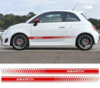 500 Abarth side stripes