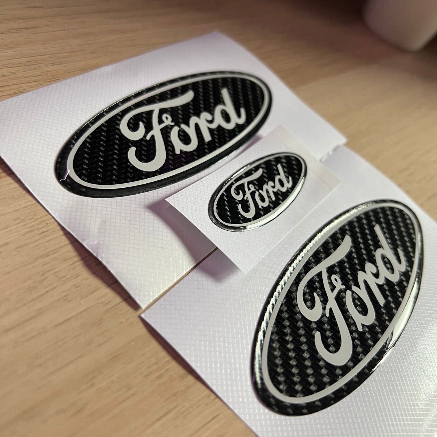 FORD GEL EMBLEM OVERLAYS