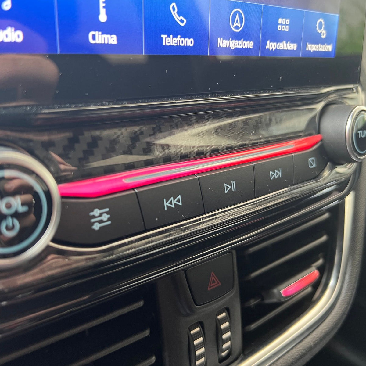3 Piece Gel Interior Trim for Ford Fiesta MK8