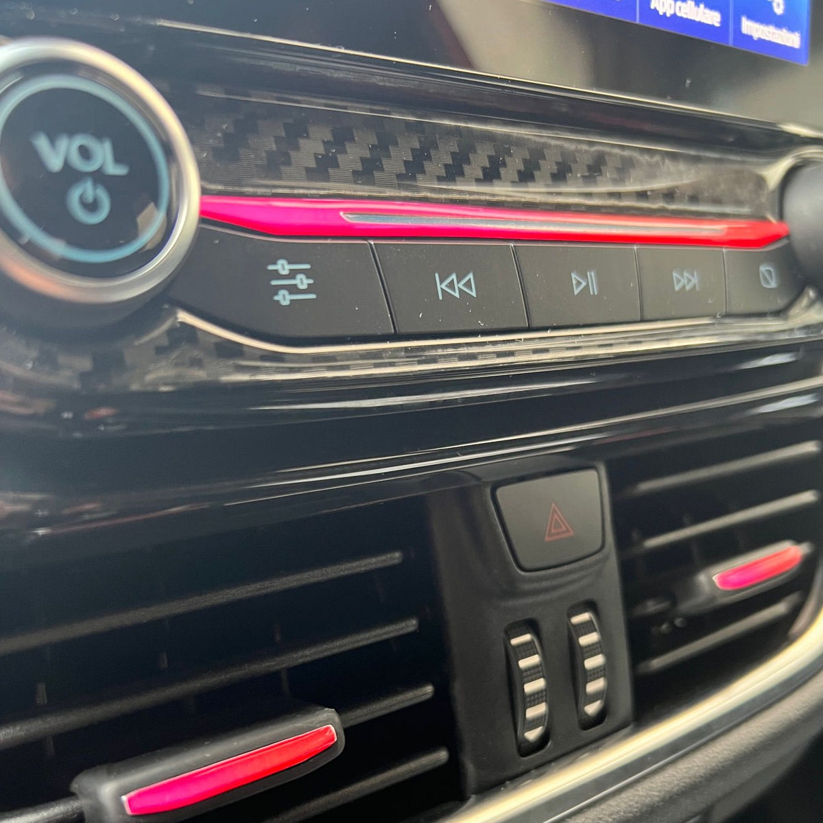 3 Piece Gel Interior Trim for Ford Fiesta MK8