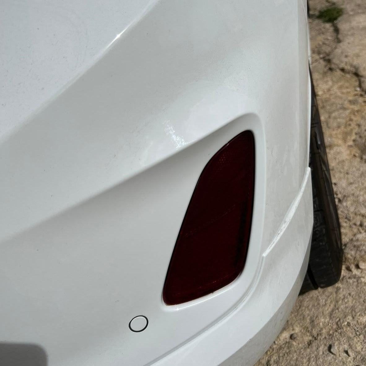 PPF Rear Fog Light Tint Film for Ford Fiesta MK8