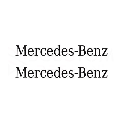 Adesivo Mercedes Benz - Set di 2